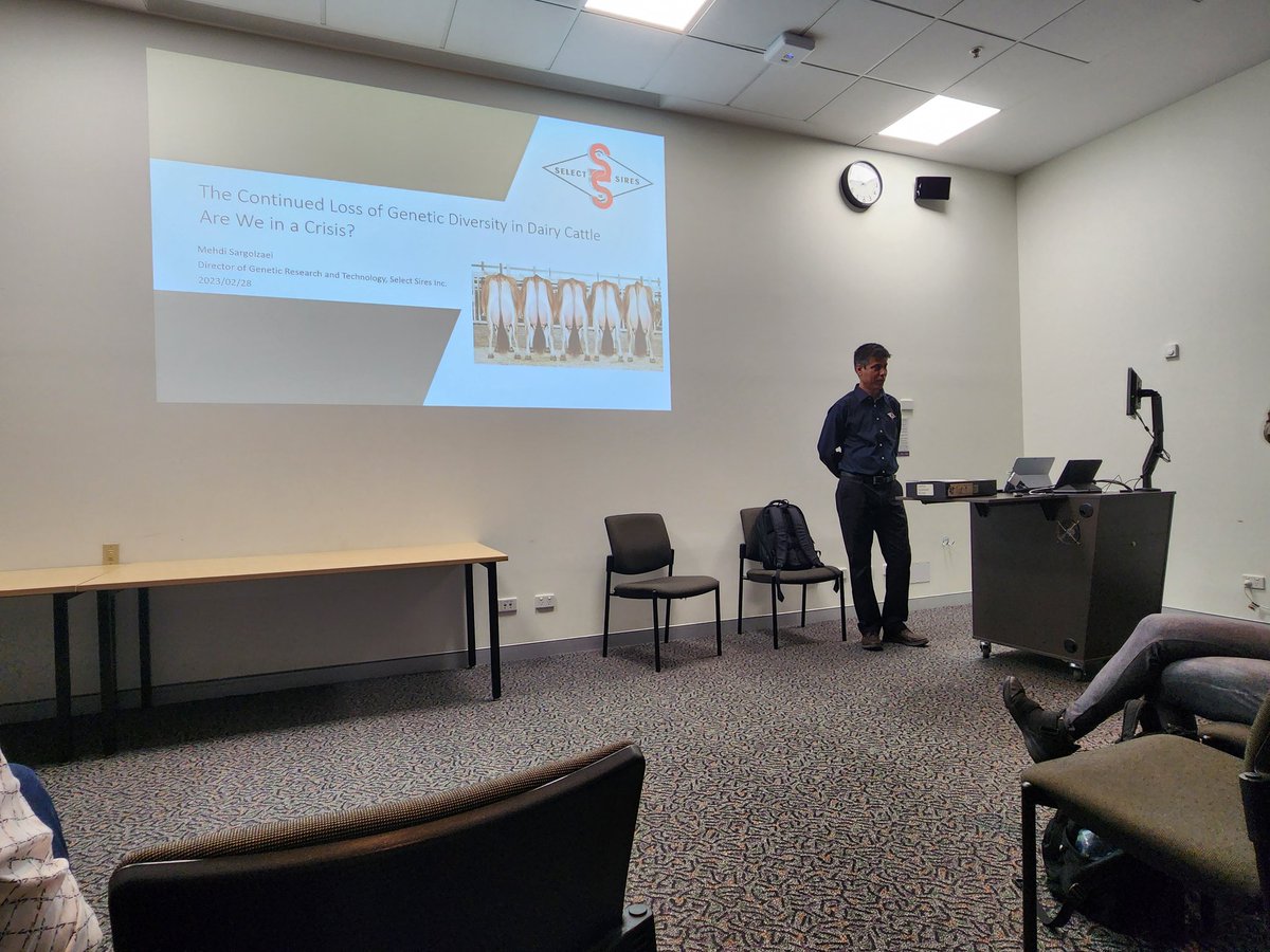 Mehrnush Forutan (@mehrnushforutan) on Twitter photo Fantastic talks by Daniela Lourenco and Mehdi Sargolzaei chaired by Proffesor Ben Hayes.
#inbreeding #BigData #quantitativegenetics <a href="/SelectSiresInc/">Select Sires Inc.</a> @UQ
<a href="/SelectSiresBeef/">Select Sires Beef</a> <a href="/universityofga/">UGA</a> <a href="/QAAFI/">QLD Alliance for Agriculture & Food Innovation</a> Fantastic talks by Daniela Lourenco and Mehdi Sargolzaei chaired by Proffesor Ben Hayes.
#inbreeding #BigData #quantitativegenetics <a href="/SelectSiresInc/">Select Sires Inc.</a> @UQ
<a href="/SelectSiresBeef/">Select Sires Beef</a> <a href="/universityofga/">UGA</a> <a href="/QAAFI/">QLD Alliance for Agriculture & Food Innovation</a>