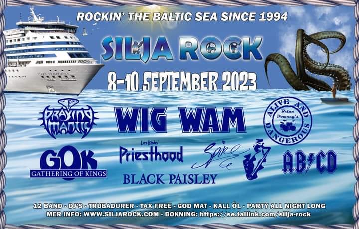 We will be Rockin' The Baltic Sea with Silja Rock in September 2023 🤘 siljarock.com briandowneysaliveanddangerous.com