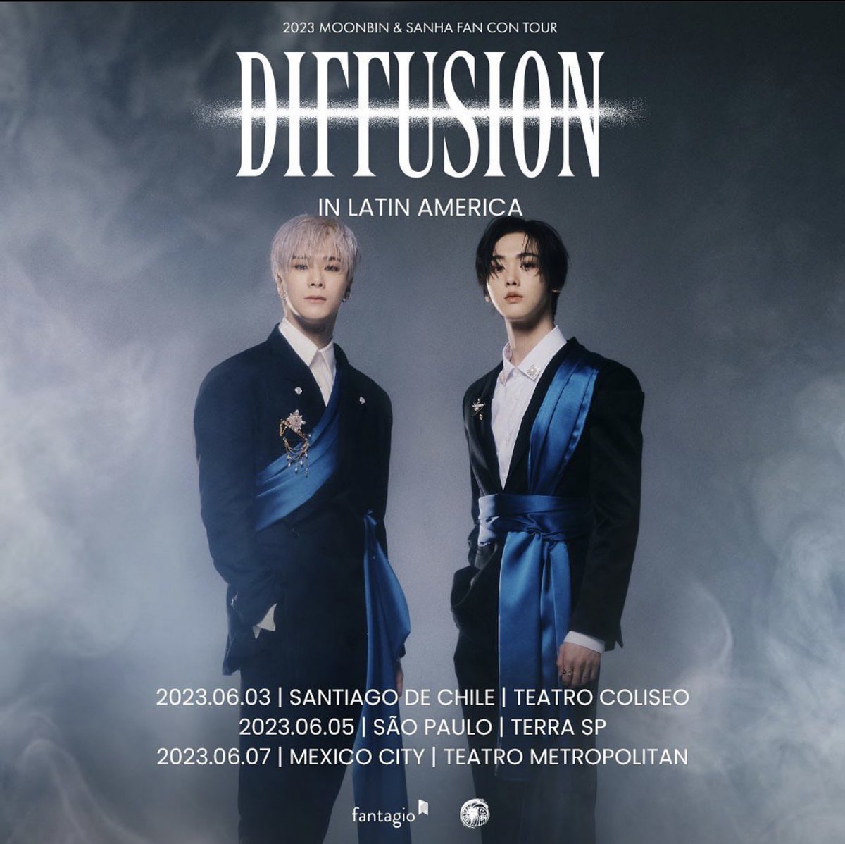 アイドル MOONBIN & SANHA FAN CON: DIFFUSION 🚨 ANUNCIO OFICIAL 🚨 DIFFUSION Moonbin & Sanha Fan Con Tour 2023