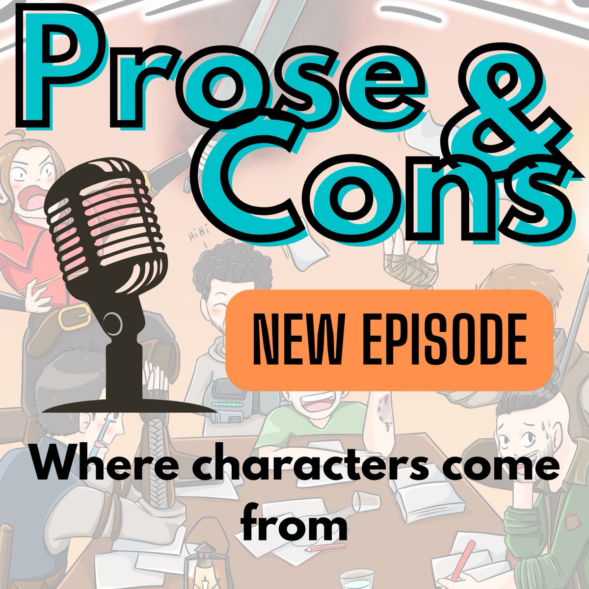 PrecipiceFic's tweet photo. Where characters come from. From our own twisted psyches? From people we know? 
https://t.co/jHU9KWaBnP

This is Prose &amp; Cons - a podcast for emerging writers, by emerging writers. 

#lordoftherings #writingcharacters #writingpodcast #harrypotter #americangods #stevenking https://t.co/W17ljKCgUW