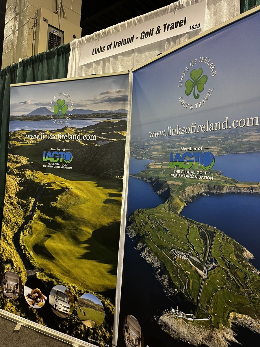 ireland_links's tweet photo. It’s been a busy few weeks with the @torontogolfshow to start the month off &amp; the @ChicagoGolfShow to finish off last weekend. Great to hear such huge interest in Ireland. Next stop the @NCGolfShows New Jersey Golf Show 11-12th March. #linksofireland #travel #pushthegreenbutton https://t.co/dZayYIEvmO