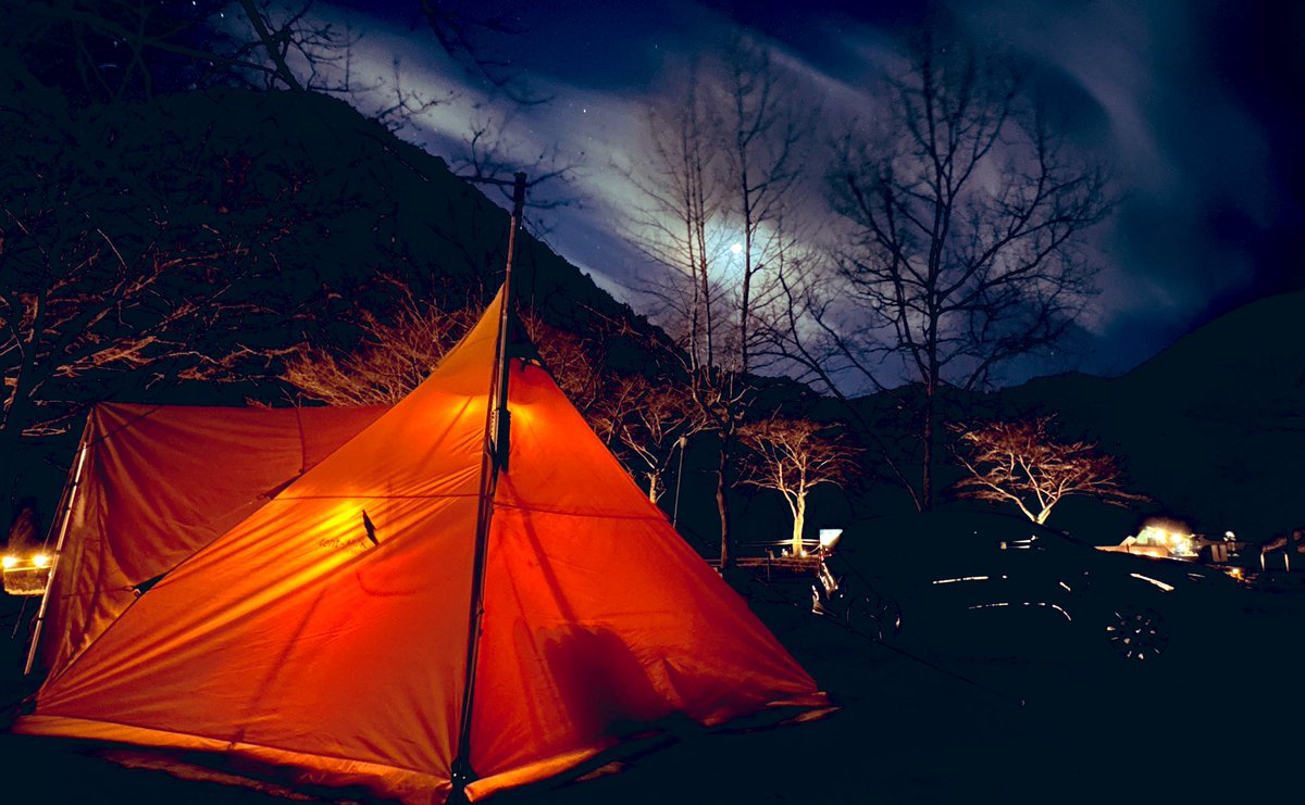 hamachucamp's tweet image. #2月のキャンプを写真4枚で振り返る