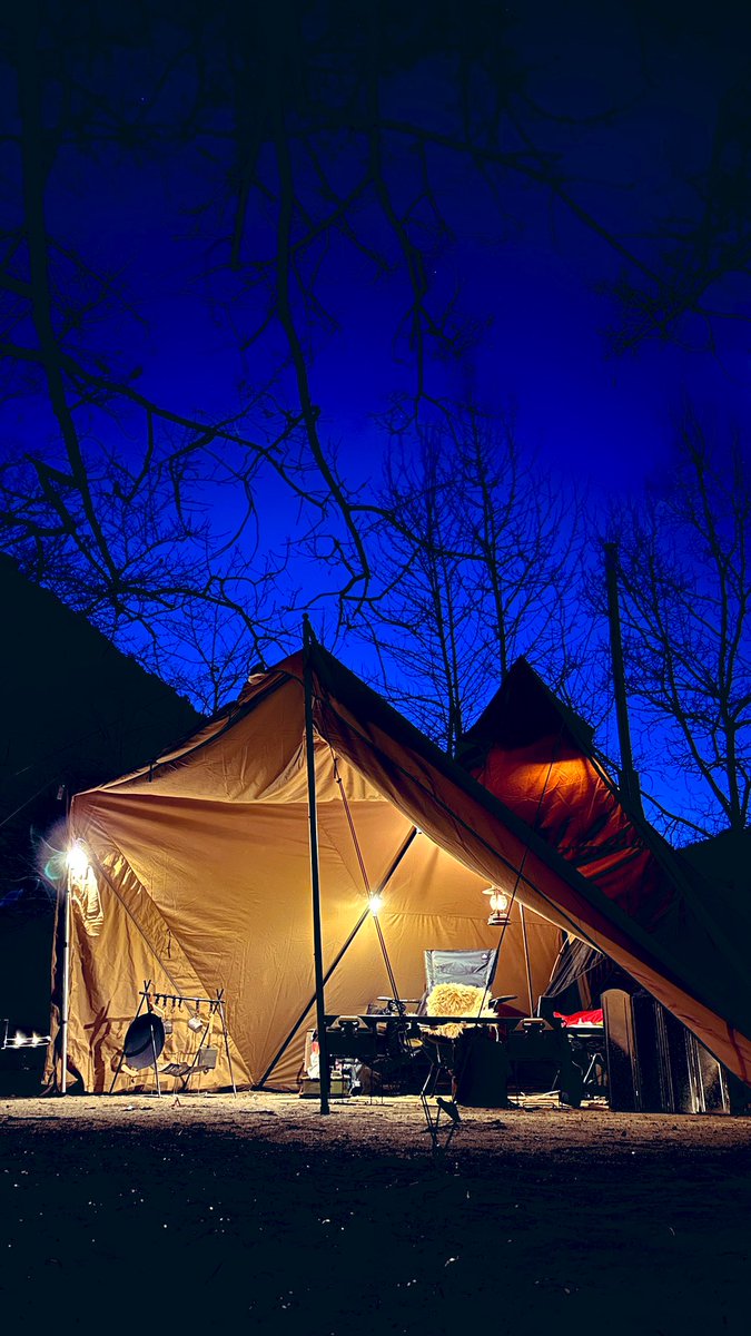 hamachucamp's tweet image. #2月のキャンプを写真4枚で振り返る