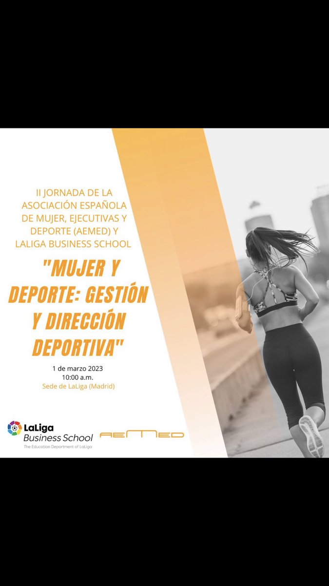 Mañana estaré en <a href="/LaLiga/">LALIGA</a> hablando de talento femenino <a href="/SportalentHR/">Sportalent</a> ¡apúntate! ☺️
