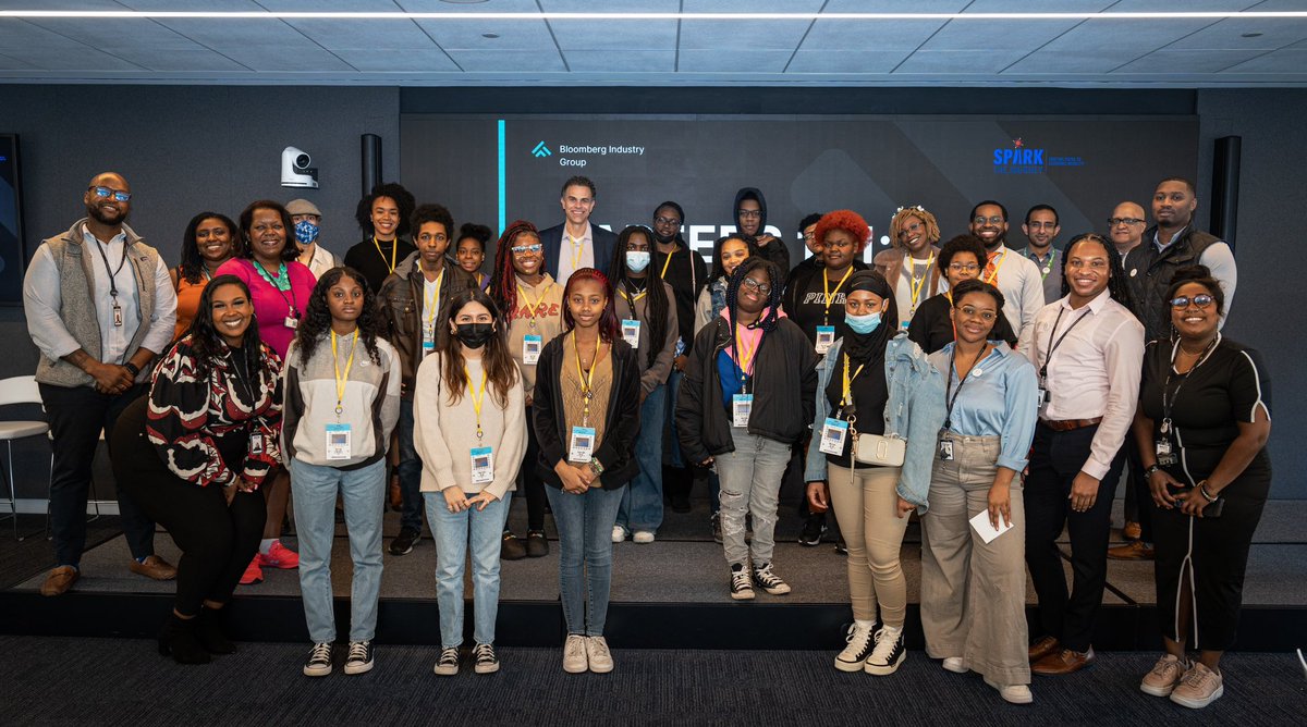 BBGIndustry's tweet photo. Over #BHM, BLK's programming highlighted influences from the past, opportunities of the present, and possibilities for the future. 

Thank you to @sparkjourneydc for allowing us to conclude the month with the leaders of tomorrow! https://t.co/wSn2rFG6CV