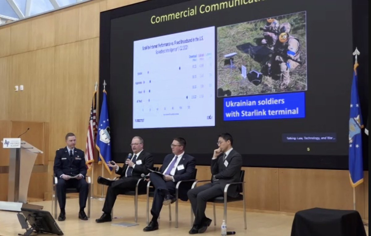 christinayiotis's tweet image. 3rd Annual @US_SpaceCom #Legal Conference @US_SpaceCom #JAG @AF_Academy @ltwrc #SpaceOperations &amp;amp; #Russia&apos;s War in #Ukraine: Questions of #Neutrality, #SpaceSupport &amp;amp; National/Commercial Cooperation&quot; @NavalWarCollege @dburbach @WestPoint_USMA Dr. Hitoshi Nasu @Maxar Chris Shank