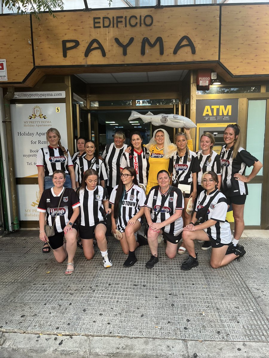hannadillon's tweet photo. @officialgtfc #harrysontour #benidorm come on the lads!! #gtfc #mariners #harrythehaddock https://t.co/XzMllYsdFX