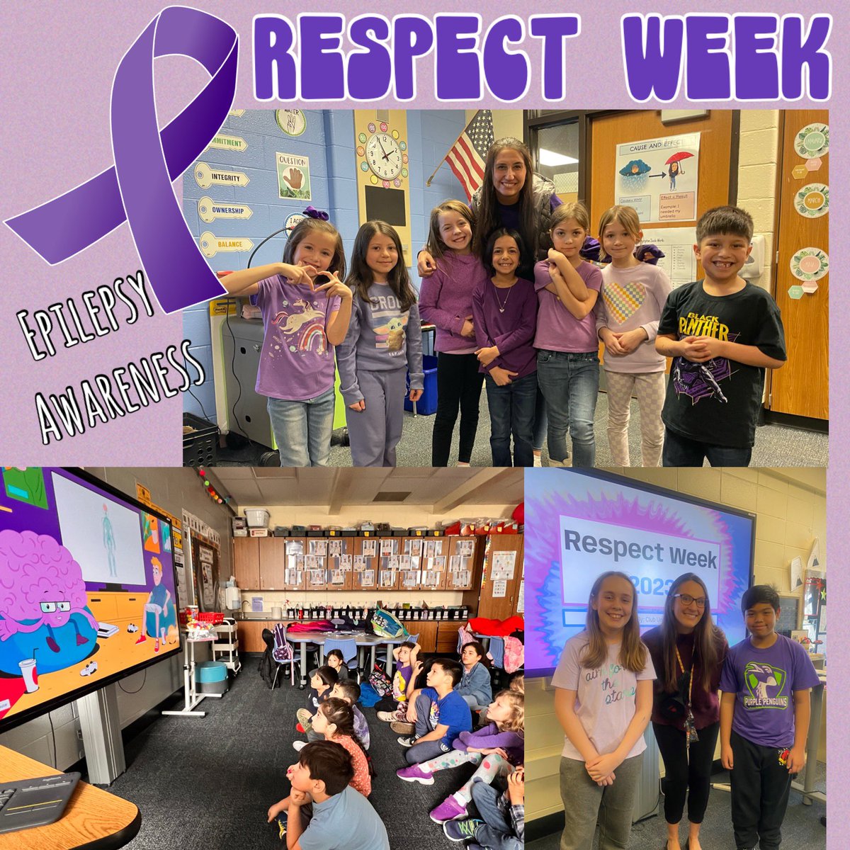 MacToros54's tweet photo. Tuesday's #RespectWeek2023 focus is Epilepsy Awareness. 💜At Mac we #ChooseTolnclude today and everyday. #ChooseTolnclude #RespectWeek2023 #RespectisGroovy #WeAre54 #FuerzaMac #MacStrong https://t.co/YKmwqWxO0d
