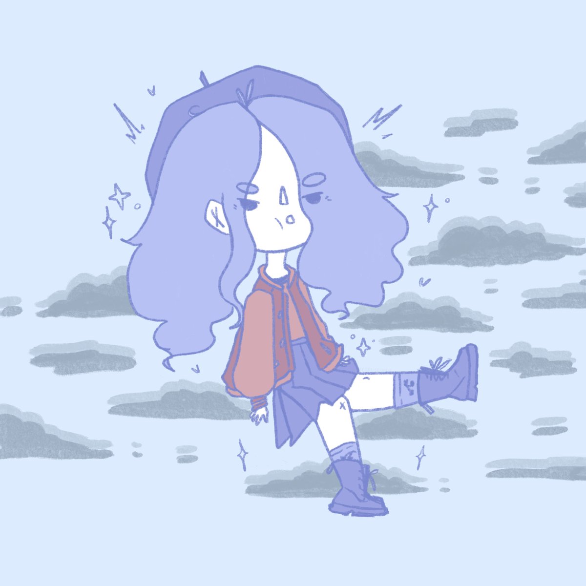 grumpy and cloudy ☁️☁️☁️