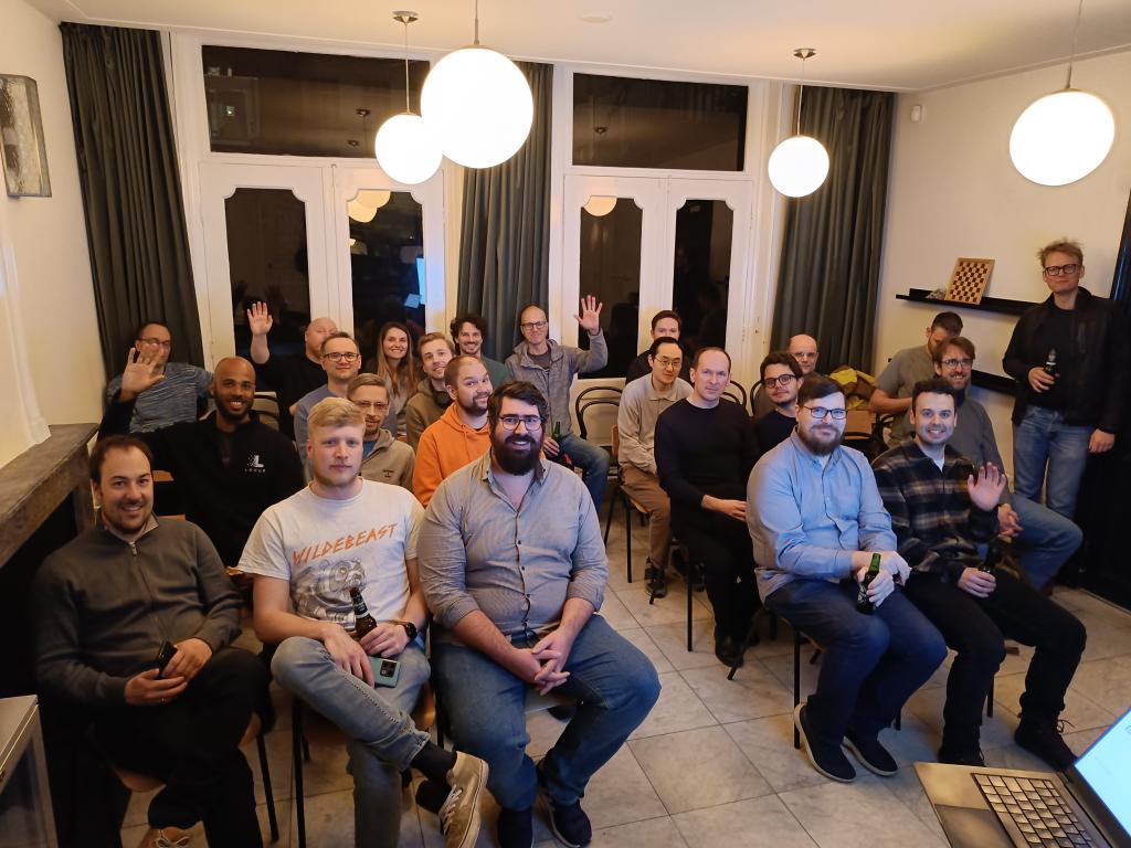 Arjan Scherpenisse (@acscherp) on Twitter photo That was a great <a href="/amselixir/">defmodule AMS.Elixir</a> meetup, if I may say so 😁 thanks <a href="/onno_dev/">Onno Vos</a> for the nice talk! #myelixirstatus That was a great <a href="/amselixir/">defmodule AMS.Elixir</a> meetup, if I may say so 😁 thanks <a href="/onno_dev/">Onno Vos</a> for the nice talk! #myelixirstatus