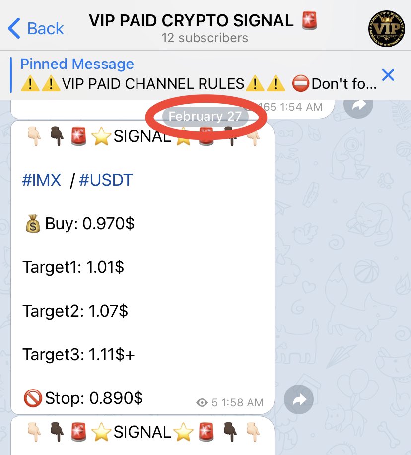 FREECRYPTOS1GN4's tweet photo. $IMX All Targets Completed ☑️ 16% Profit 

#Bitcoin #ETH #Binance $SOL $DOGE $SHIB $LUNA $ALTS #NFTs $ADA $FLOKI $UNFI $USTC $LUNC $LUNA $TESLA $FTM $LTC $AXS $BSC #FTX $GALA $BLOK $MANA $APT $AXS $GMT $HOOK

Join Our Telegram Group To Get Latest Signals Instantly (Check Bio) https://t.co/LwGrSijUxx