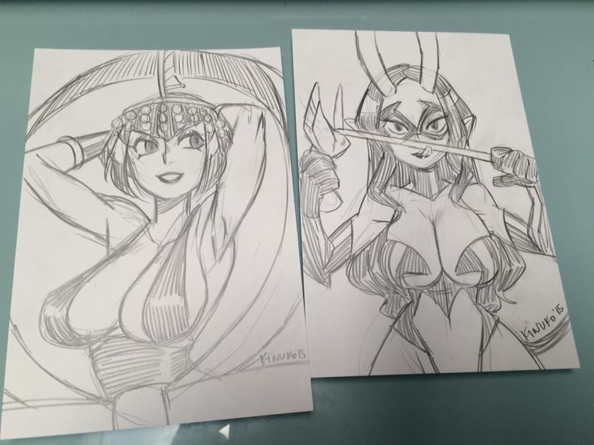 dailyskullgirls's tweet photo. Eliza and D. Violet Postcard Sketches by Kinuko
#skullgirls #eliza #dviolet https://t.co/gwrx5tnxTV
