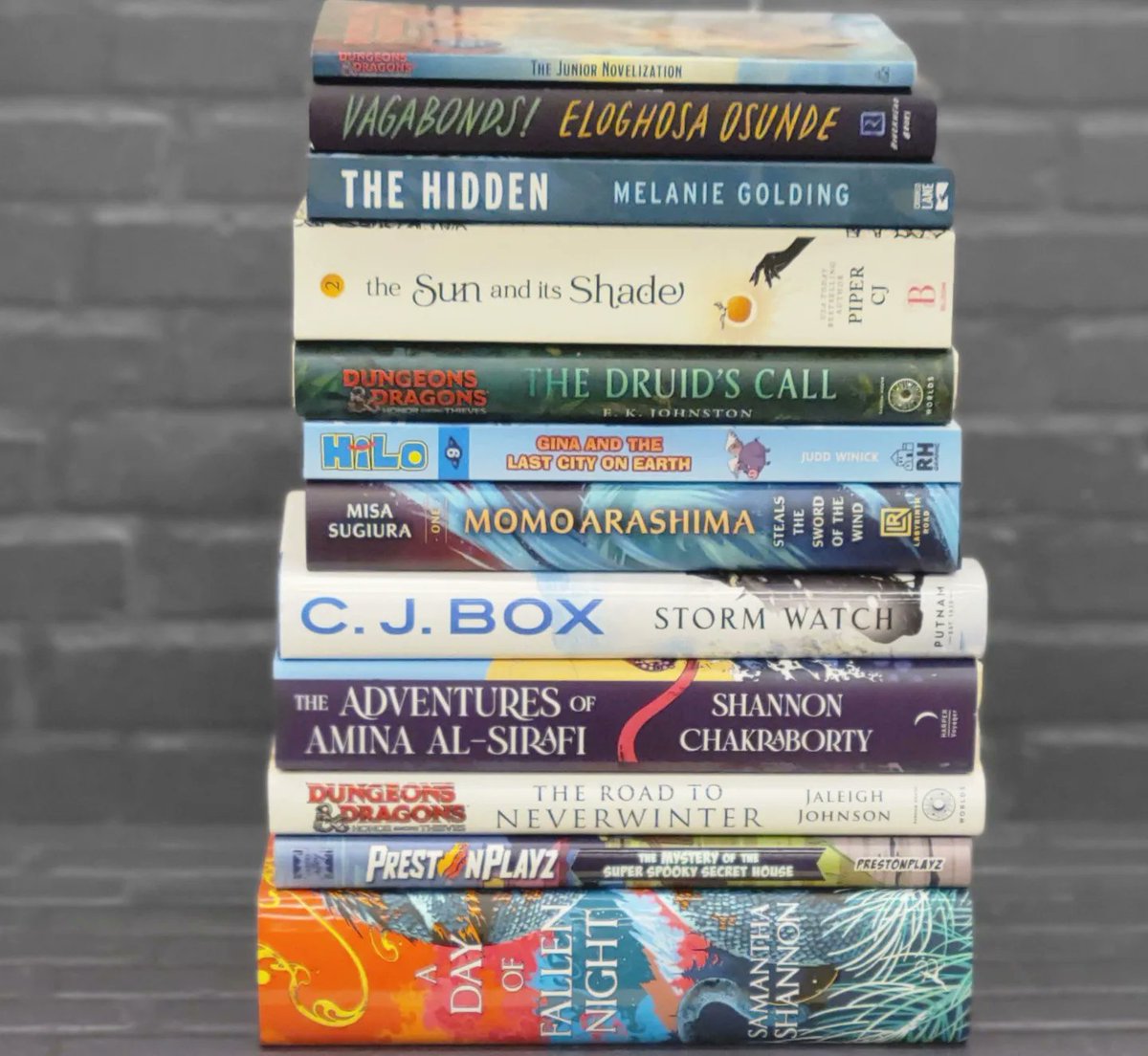 BNReading's tweet photo. It's New Release Tuesday!!!! We have a lot of great releases: Holly Jackson, Natasha Preston, Chloe Gong, Ron DeSantis, Judd Winick, C.J. Box, and Samantha Shannon!!! Stop by and pick up your favorites today!!!!
#bnmyweekendisbooked #BNreading #NewReleaseTuesday https://t.co/jBpwTM3dzN