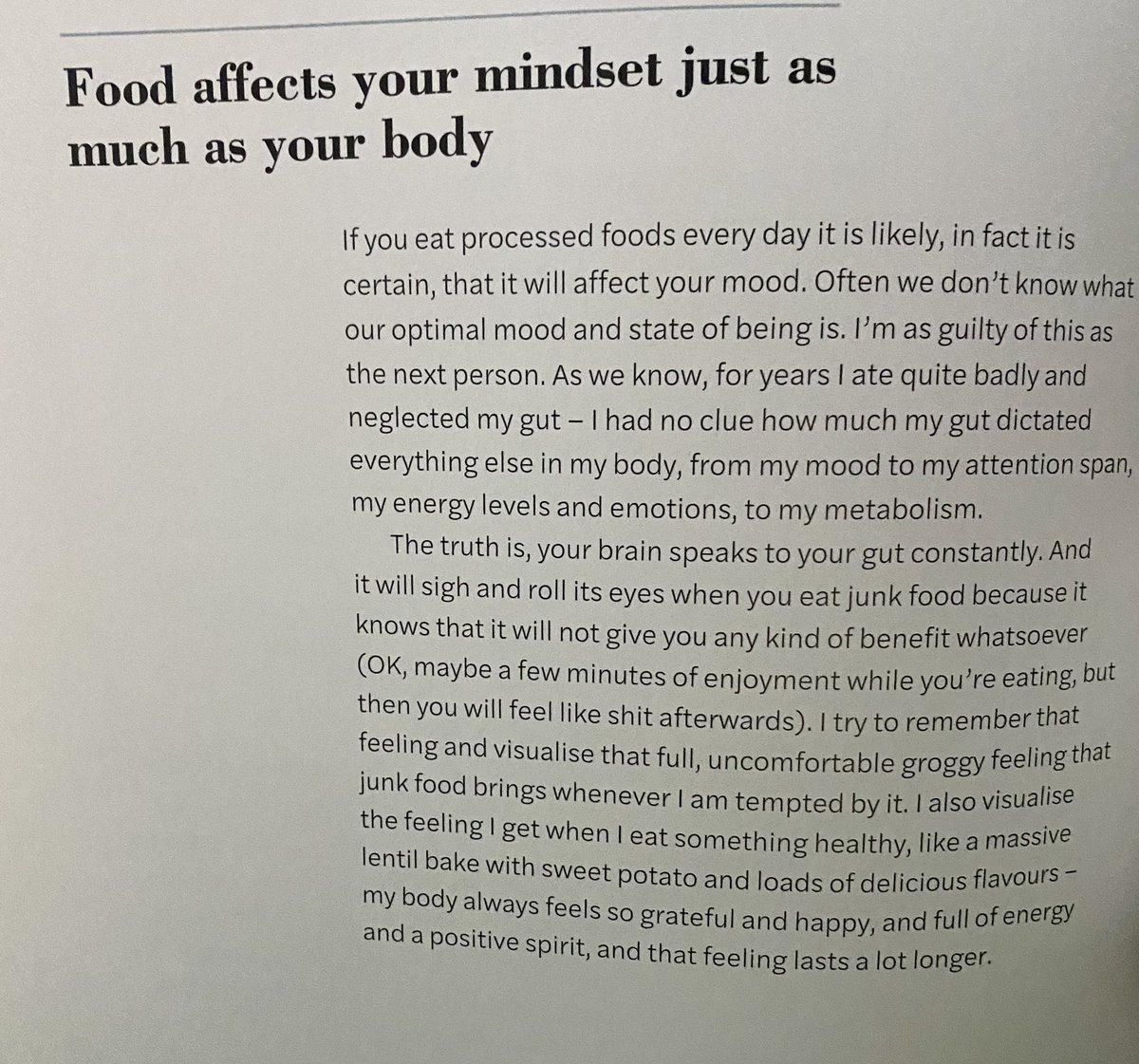 Since it is #NEDAWeek, it’s a great time to bring back some parts of Ellie’s incredible book #FitterCalmerStronger to remind everyone how important a healthy relationship with food is but at the same time that it is okay if you’re struggling and that one day it’ll get better x