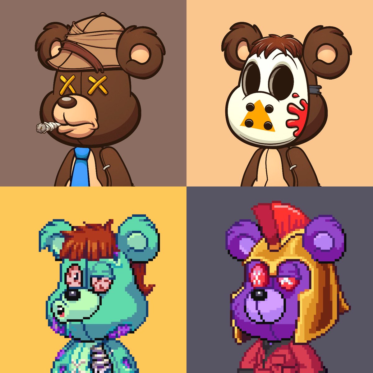 AliCHeWSUN's tweet photo. @_SirChiefAlot_ 1. You trying to buy something that will be fun for years AND be profitable or 2 something that will rug on you. For Killabears, press option one. @killabearsnft #WeLikeTheBears https://t.co/IOySHAROdS