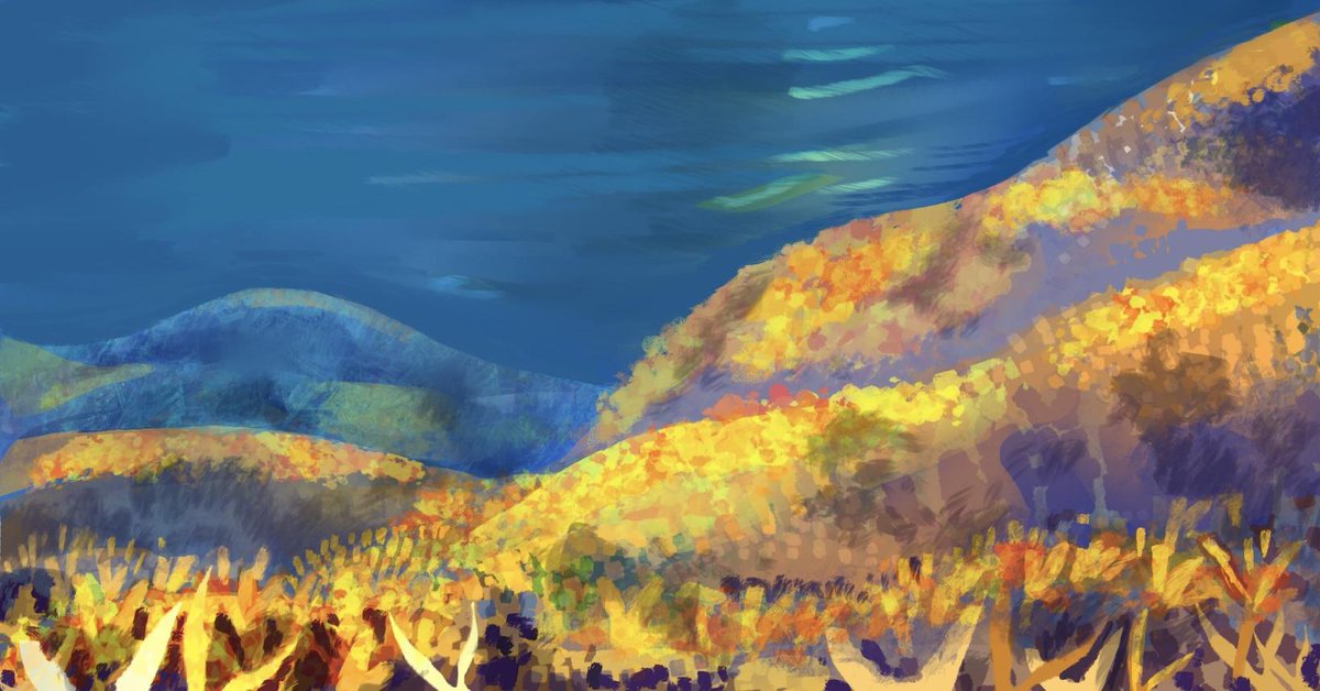 feirin_'s tweet photo. Under the sea🧜‍♀️1.5 h for the virtual plein-air in Valhalla Camp. 
#valhallaforartists #valhalla_for_artists #valhallacamp #artistsontwitter #humanartists #pleinair #sea https://t.co/G7BrMpa4iN
