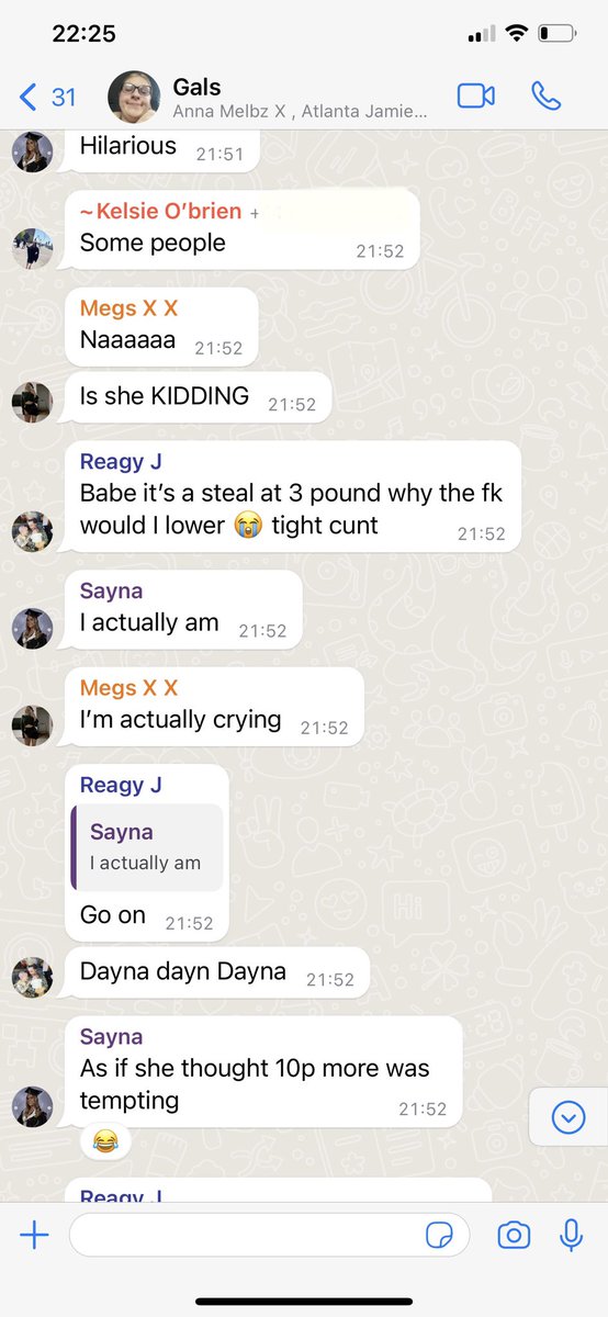 christinapross's tweet photo. @candismasonxx @meglewissx @daynamarywill Rude.🤣🤣🤣 
Took you all almost an hour to work out it was me hahaahahaha … Dayna reporting back to the gc going nuts 🤣🤣🤣🤣🤣🤣😭😭😭 https://t.co/M3OknAuiUW
