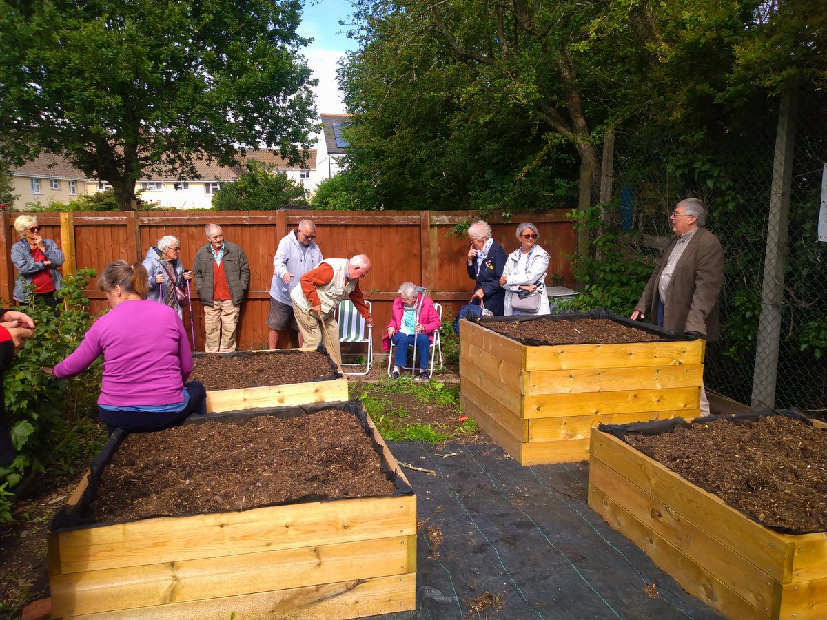 DPVC's tweet photo. Soon be time to open up our wellbeing garden! Gardening and befriending combined. #dinaspowys #horticulturaltherapy #wellbeing #mentalhealth https://t.co/NqZcoWIKcO