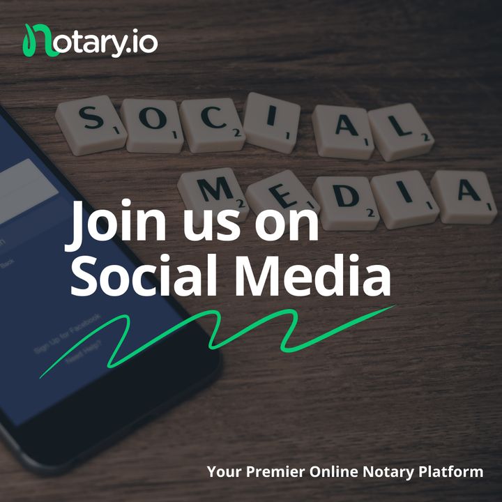 notaryio's tweet photo. Want to keep up with updates and changes to https://t.co/FhKyGGfFqm? Follow us on these social media platforms!
#notary #notarysigningagent #paralegal #lawyer #loansigningagent

https://t.co/dYov480QA0
https://t.co/KVXAUGbfmF
https://t.co/trFUUXOIb8 https://t.co/2eY5daAHcT