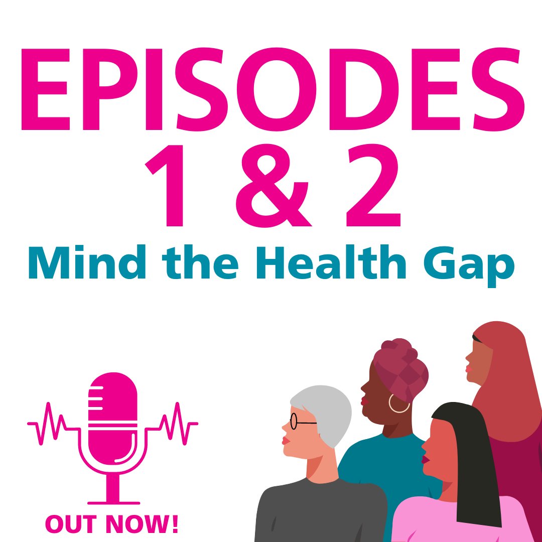 We just released 2 new episodes of #MindtheHealthGap! Ep. 1 w/ @Heather_WCH & @AKLofters on women's health research & the health gap. Ep. 2 w/ @DrRulanParekh & Dr. Cindy Maxwell on gender bias in healthcare. Listen here: bit.ly/3EszlG4 #MindtheHealthGap