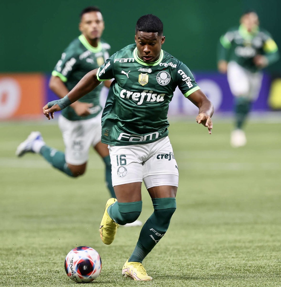SofascoreBR's tweet image. 🔎 Endrick (16 anos) entre os jogadores do @Palmeiras na temporada 2023:

1º em pênaltis sofridos (1)
1º em bolas recuperadas no ataque (7)
1º em menos toques para chutar (8)
2º em chutes dentro da área (15)
2º em duelos disputados (128)

💪💪