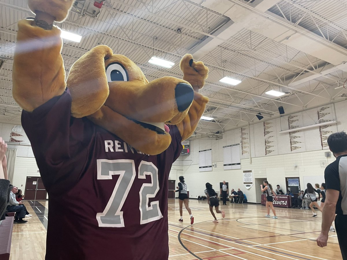 Triple header of Reivers’ basketball in the gym tonight! Go Reivers!