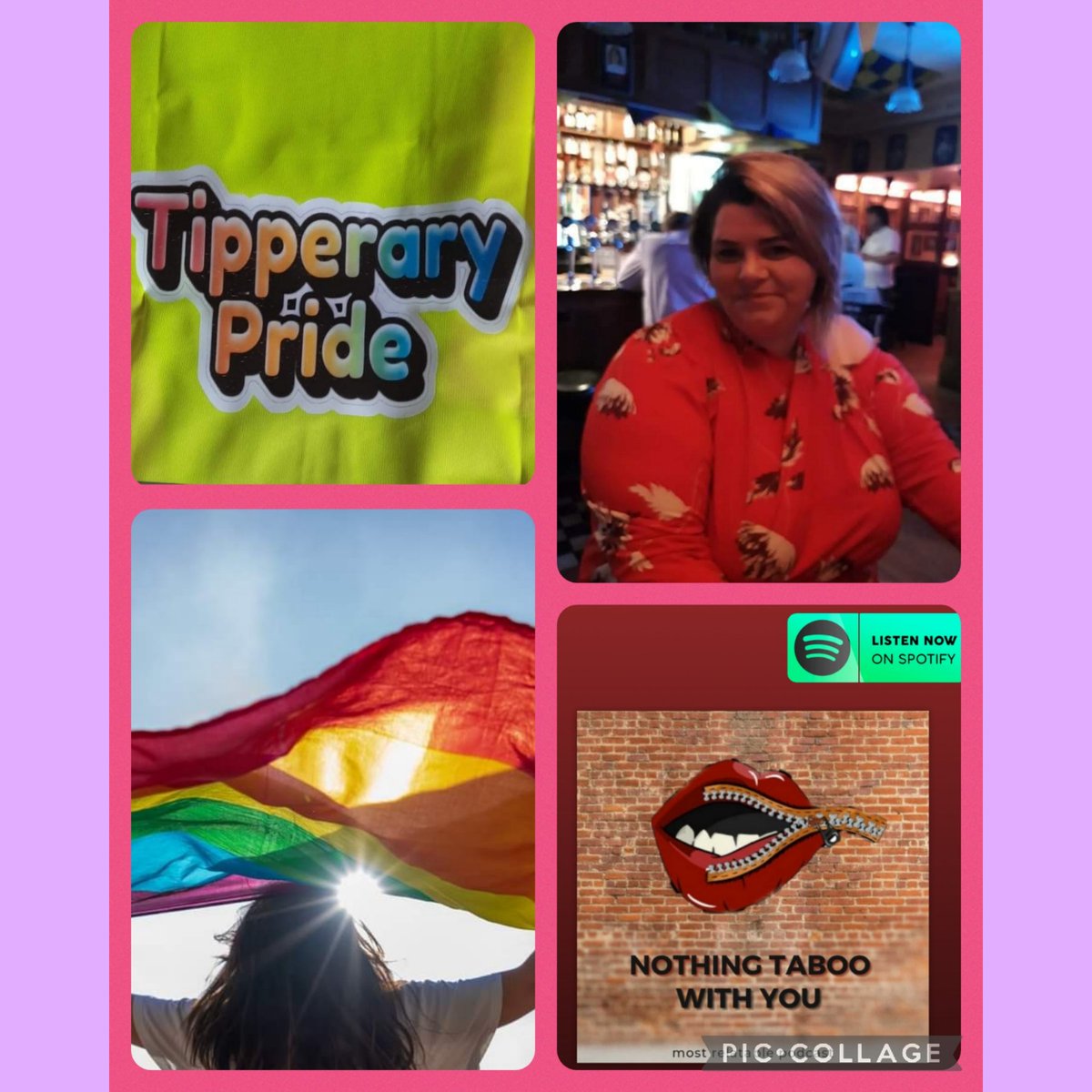 So exited to be joined on the podcast this week by Evelyn Roberts, Founder of Tipperary Pride. Episode available on #Spotify from 7.30pm Thursday 2nd March 🎤🎧🌈
#pride #newpod #newepisode #nothingtaboo