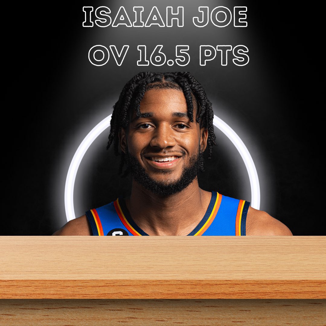 BetterBets_'s tweet photo. 💹🏀PLAY OF THE DAY🏀💹

We ran this play a couple days ago &amp; Isaiah was electric in the second half! SGA is out again tonight &amp; I expect Isaiah to have another big game🙌

“ISAIAH JOE OV 16.5 POINTS”

#BetterBets #GamblingTwitter https://t.co/zF8FVxigm7