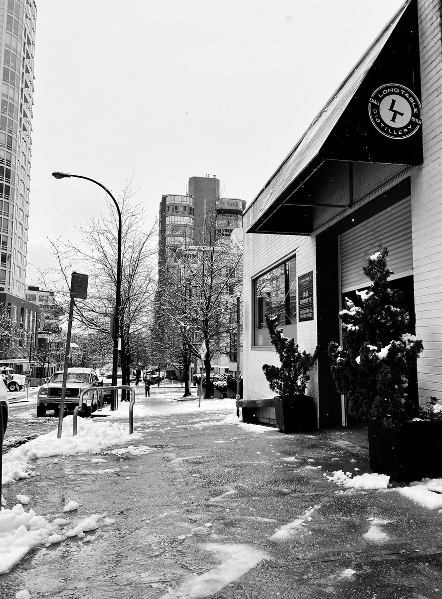 LT_Distillery's tweet photo. It’s a snowy one today! Stay safe out there you guys ❄️

#snowday #longtabledistillery #distillery #vancouverdistillery #bcdistillery #canadiandistillery #bcliquor #bcl #vancouver #vancity #vanlife #explorevancouver #veryvancouver #yvr #westcoast #vancitydrinks #vancouverdrinks https://t.co/01NrrqwOP3