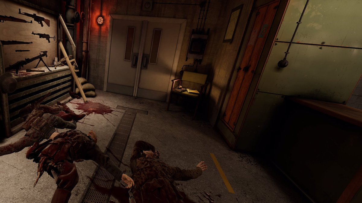 Dollar1075's tweet image. This is a PSA. Do not use rocket propelled weaponry at a shooting range. 

P.S. I tried this theory out a few times. 
#PS5Share #PSVR2 #Pavlov