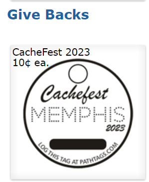 WWCachefest's tweet image. Pathtag backs are now available for CacheFest Memphis (GC9ZEFF)! The sales from the Pathtag backs will help with making the CacheFest MEGA Event a blast for everyone. 

pathtags.com/design.php#Tag…

#cachefest #geocaching #gogeocaching #pathtags