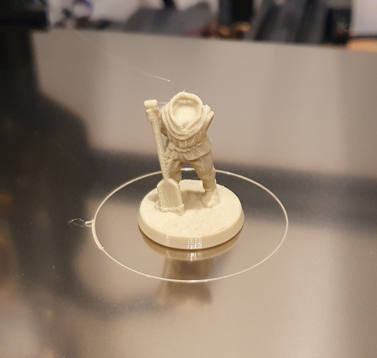 First small print with a PEI bed. Didn't stick well until I increased the bed temp to ~75