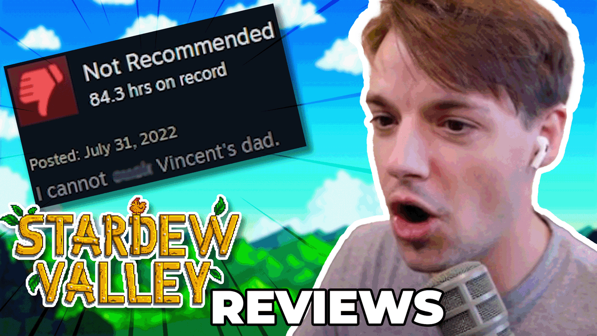 These Stardew Valley Reviews are surprising! Check out my newest video here 
>youtu.be/o6uXyy8nidU
