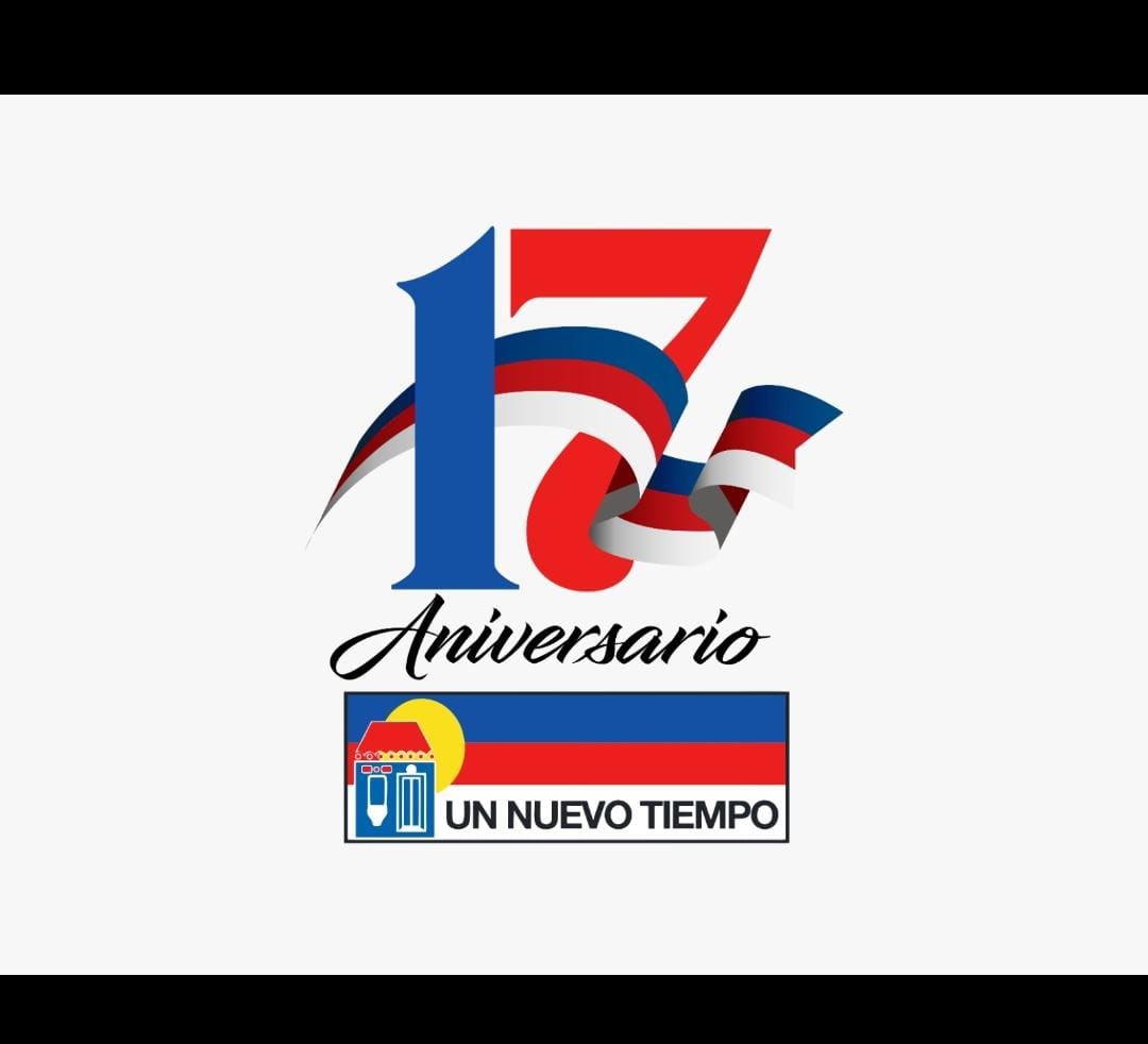 #UNTComprometidoConVzla Esta es nuestra semana aniversaria, son 17 años. En Un Nuevo Tiempo somos un partido socialdemócrata que propugna como valores fundamentales la igualdad, la libertad, la equidad, la justicia social, la cooperación y la tolerancia. Venezuela va a cambiar.