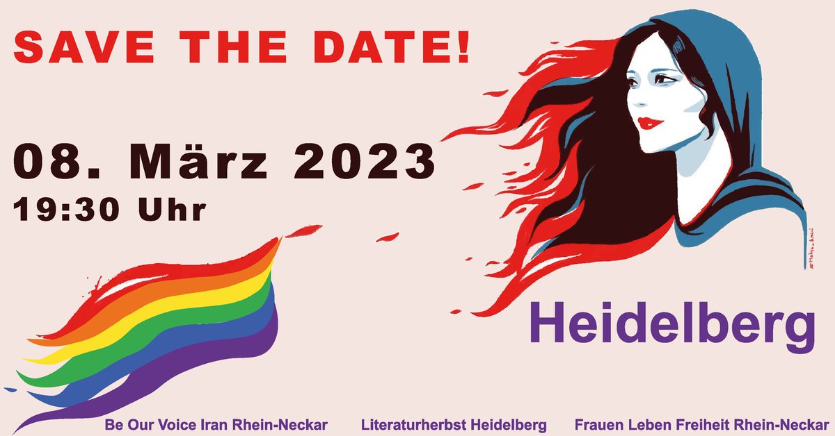 FLF_de's tweet photo. Lasst uns am #Weltfrauentag auf die Str. gehen, im Zeichen der 1. Revolution, die von Frauen und #LGBTQIA* angeführt wird
#fraulebenfreiheit #jinjiyanazadi #6rang #iran_lgbt #iranlgbtq #6rangiran #heidelberg #mannheim #rheinneckar #mahsaamini #lgbtq #queer #iranrevolution #lgbtq https://t.co/rJegaUyhFL