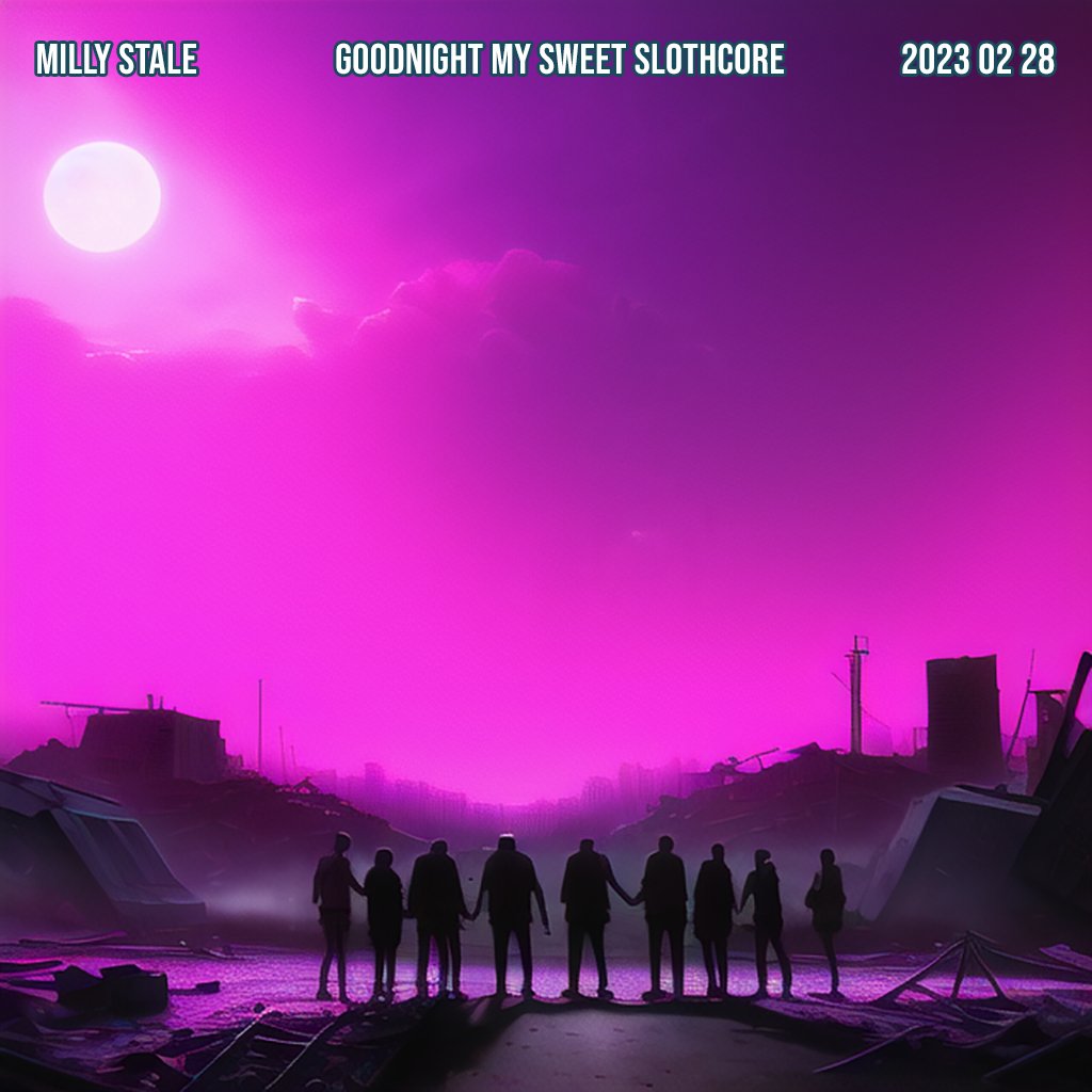 MillyStale's tweet photo. Alternative picture for "Goodnight My Sweet Slothcore"- my 14th @FAWM 2023 song
Listen on #soundcloud: https://t.co/sM9v04Fg0V
#lofi #lo_fi #indie #postapo #postapocalypse #dreamcore #emptycore #postapocalyptic #slothcore #lastsong #vaporwave #end #makemusic #FAWM #thankyou https://t.co/kwbQ1QNjw6