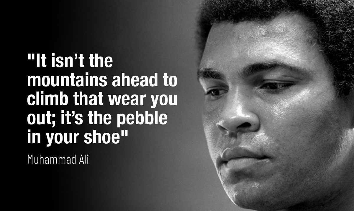 gansvv's tweet image. Sometimes you have to break mountains, and sometimes just pick out the pebble - to keep moving ahead. 

Good quote: