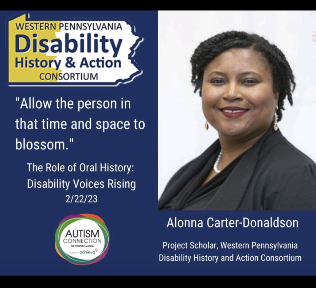 Honored that my quote was mentioned! You gotta let people talk! #oralhistory #disabilityhistory