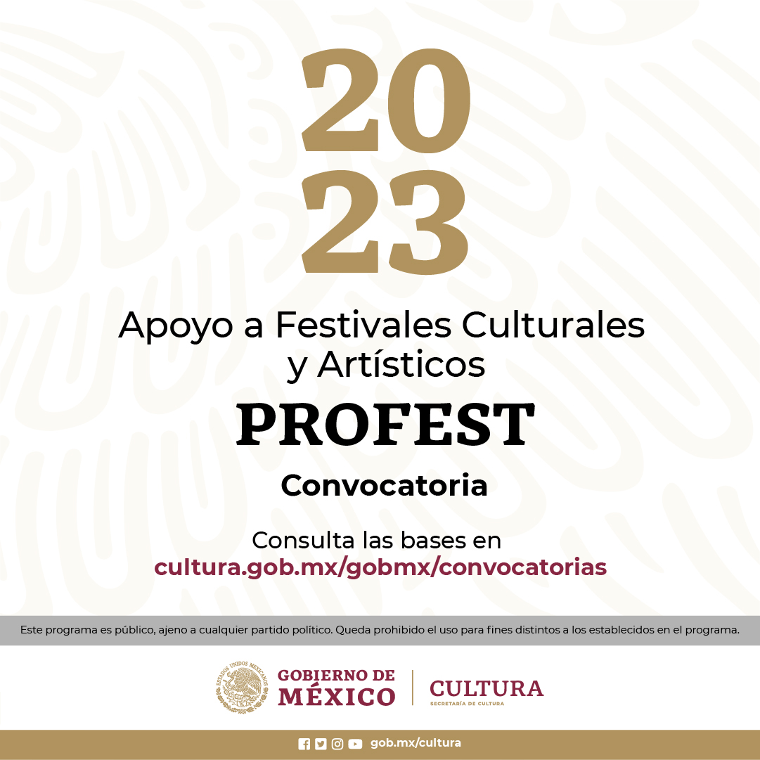 cultura_mx's tweet photo. #Convocatorias 📰

Últimos días para participar en la convocatoria de Apoyo a Festivales Culturales y Artísticos 2023.

🚨 Cierre: 2 de marzo 🚨

🔗  https://t.co/PUkXwc3GtD #PROFEST2023 https://t.co/LQJzQk7rQi