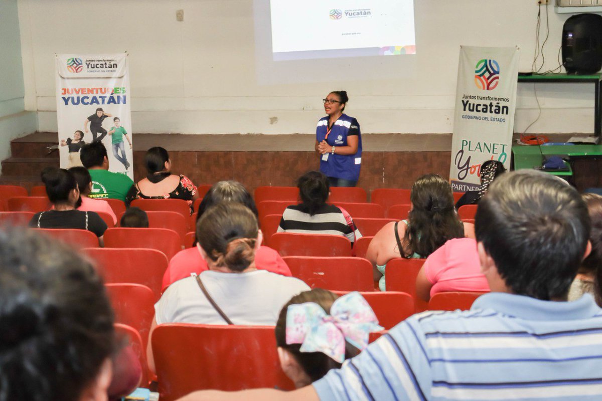 cepredey's tweet photo. Como parte de las estrategias de #JuventudEsYucatán Planet Youth, nos reunimos con padres y madres de familia del alumnado de escuelas secundarias públicas de los municipios de #Mérida, #Progreso, #Umán, #Ticul y #Oxkutzcab... (1/2) https://t.co/iabhqam9j3