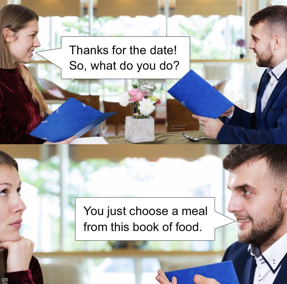 ParrySoundLife's tweet image. Dating is hard. 🤣 #dinnerdate #whatsonthemenu