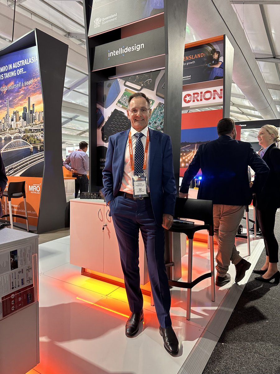 design_intelli's tweet photo. It is great to see Frank exhibiting at the Avalon Aerospace and Defence event this week.
https://t.co/Ky4YpJqIOH
#IntelliDesign #Avalon2023 #avalon #aerospace #defence #customercentric #designinnovation https://t.co/MXKbWKuhHu