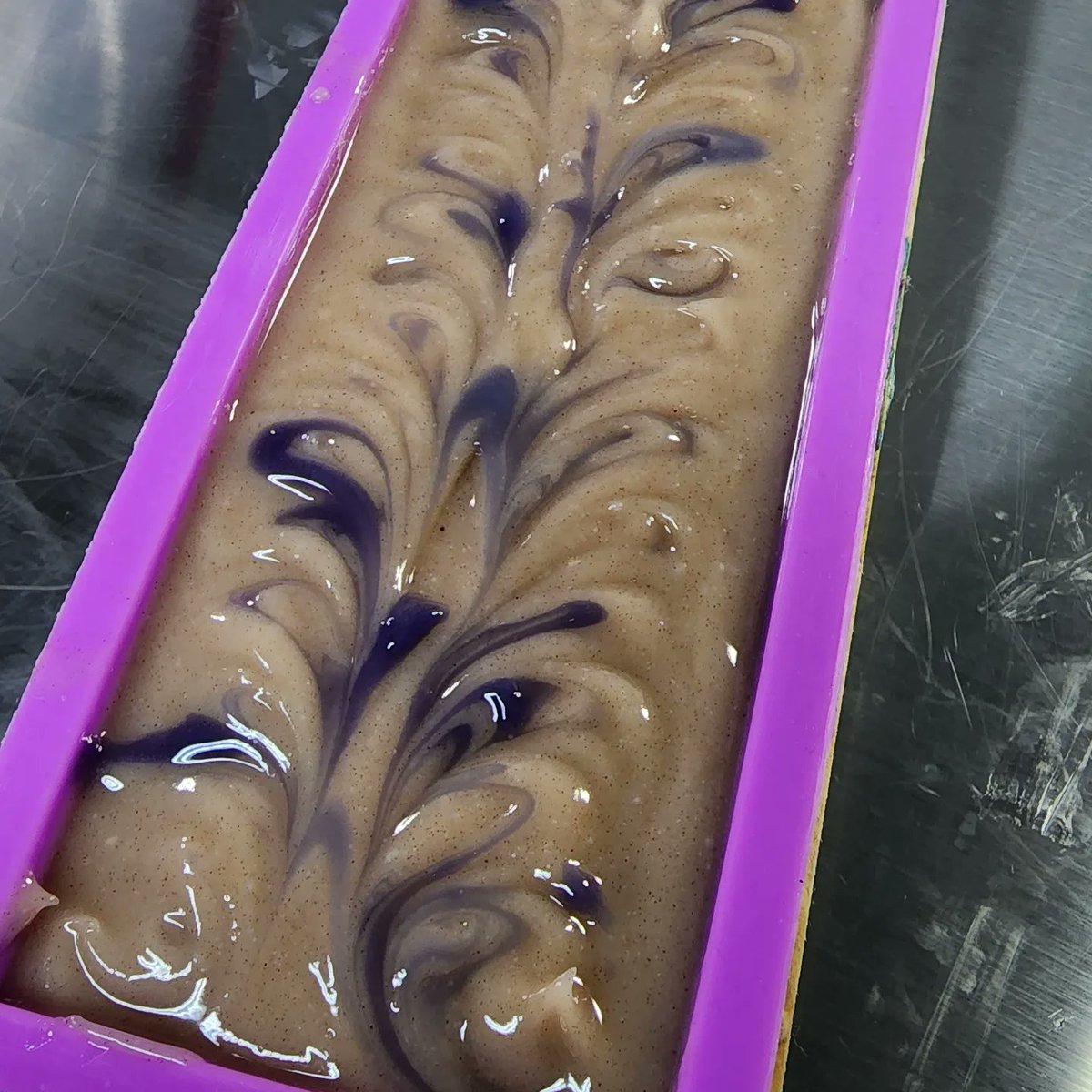 ShadowluxSoap's tweet photo. Wizard's Lilac - this month's Soap using only natural colorants! https://t.co/WXNkR60kCc