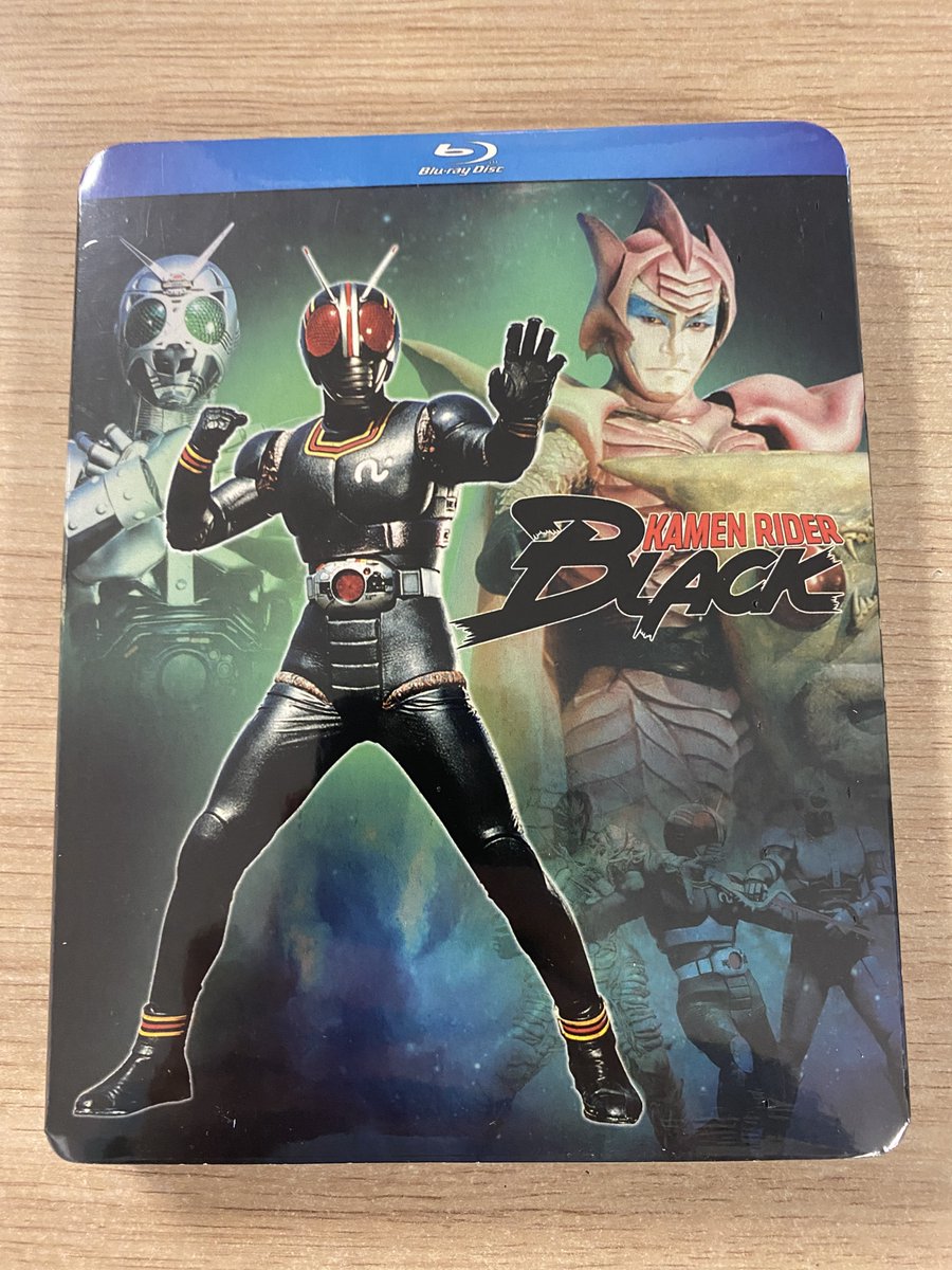 Schmullus1's tweet photo. Since Kamen Rider Black is now officially out on BD, I'm doing a special giveaway to celebrate!

All you gotta do is like+RT this tweet and you might win a copy of the BD! No follow necessary, but maybe I'll do another of these in the future. Winner picked 3/8. See below for more https://t.co/QLQtFiA9RP
