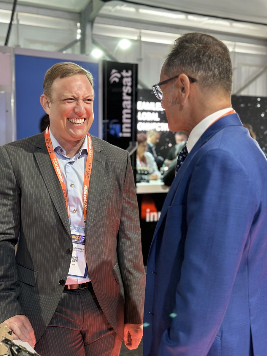 design_intelli's tweet photo. It is great to see Frank exhibiting at the Avalon Aerospace and Defence event this week.
https://t.co/Ky4YpJqIOH
#IntelliDesign #Avalon2023 #avalon #aerospace #defence #customercentric #designinnovation https://t.co/MXKbWKuhHu