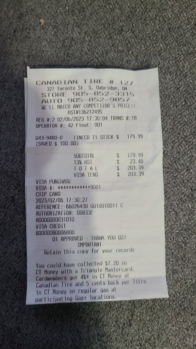 gr8pal4ever's tweet photo. @CanadianTire this item is not returnable because I opened and tried it? Are your items all "FINAL" sale now? I was Told by the store and head office reps "We do Not offer satisfaction guarantee" I will be shopping at @Walmart and @costcocanada ONLY!! 
#customerreview https://t.co/hj18o2XatX