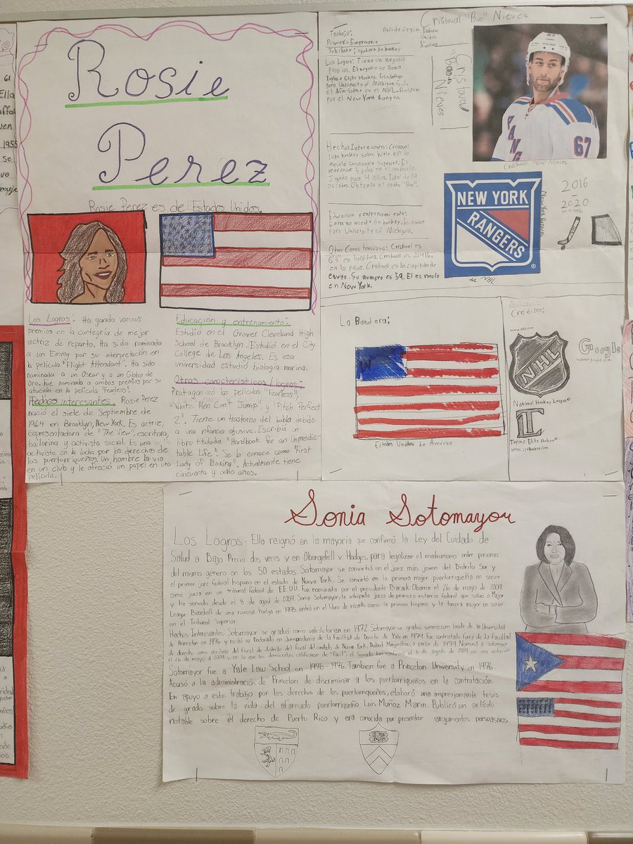 MissDeidra24's tweet photo. We've celebrated Black History Month by researching Afro-Latinos who share our interests. Check out some of the people my scholars chose to research. 🤗 https://t.co/nRGeFk1k8X