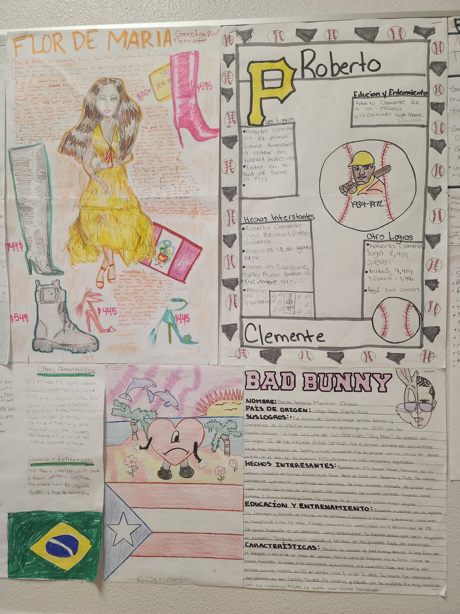 MissDeidra24's tweet photo. We've celebrated Black History Month by researching Afro-Latinos who share our interests. Check out some of the people my scholars chose to research. 🤗 https://t.co/nRGeFk1k8X