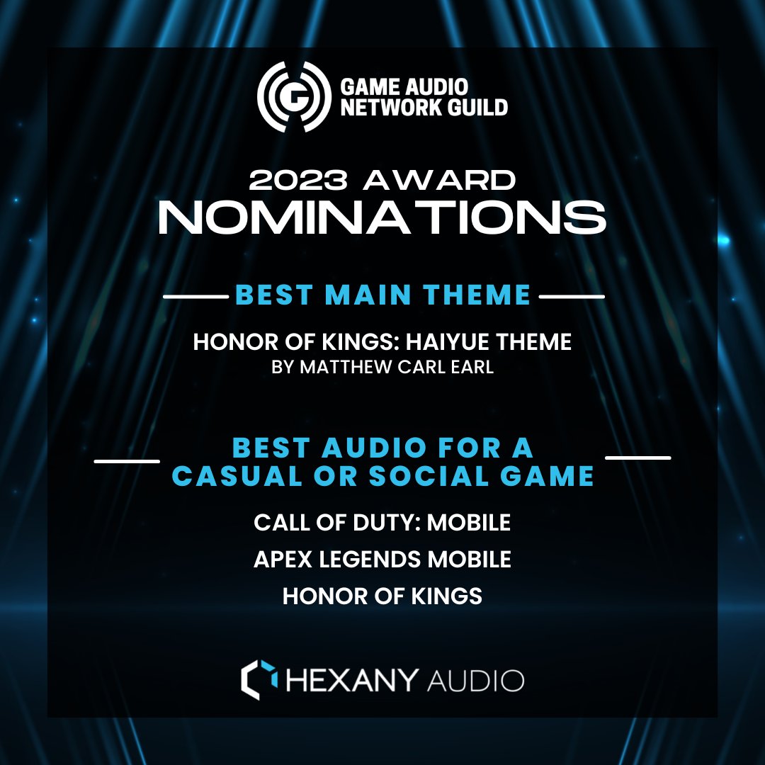 We are thrilled to be nominated at this year’s GANG Awards! Congratulations to all the nominees, including our Lead Composer <a href="/MatthewCarlEarl/">Matthew Carl Earl</a>. Here’s a look at the projects we contributed to that are up for awards this year!
#GameAudio #gamemusic #sounddesign #gamedev #videogames
