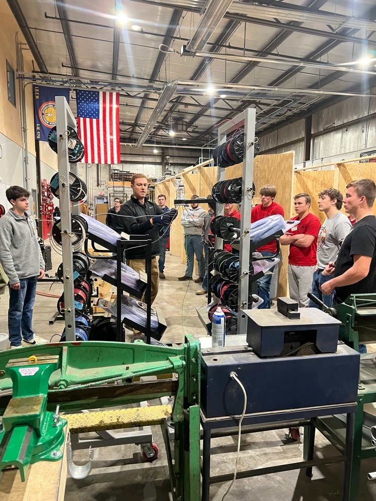 AtcGreenup's tweet photo. Electricity seniors traveled to IBEW Training Center today! Great opportunity for our students to tour facility &amp; interact with staff! Huge thank you to IBEW for providing such a great day!  Thanks, Mr Couch, for taking our students!@GreenupSchools @KY_CTE #BelieveInGC #CTEMonth https://t.co/gZnEIv14mb